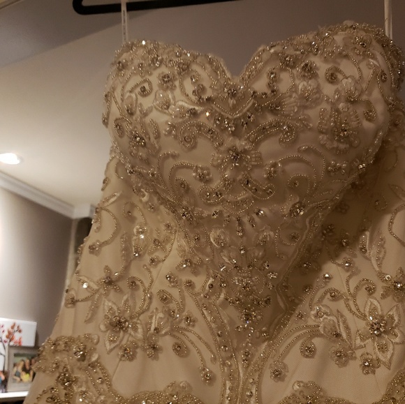 Jasmine Coutour Bridal Gown Ivory - Picture 3 of 6